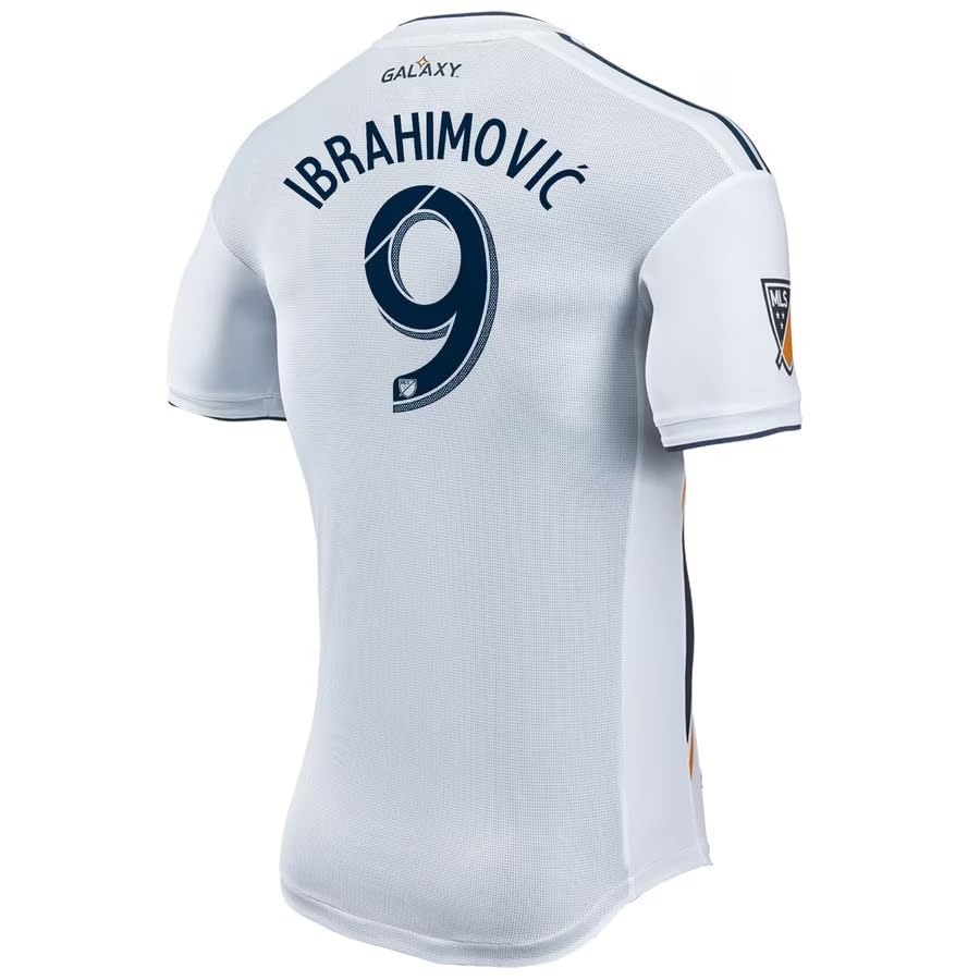 adidas Jersey de Los Angeles Galaxy MLS Version Jugador con Numero Y Nombre de Ibrahimovic para Hombre