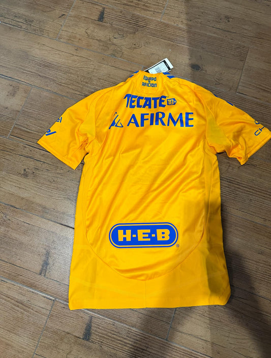 adidas Jersey Playera Tigres de UANL de Local Version Jugador para Hombre