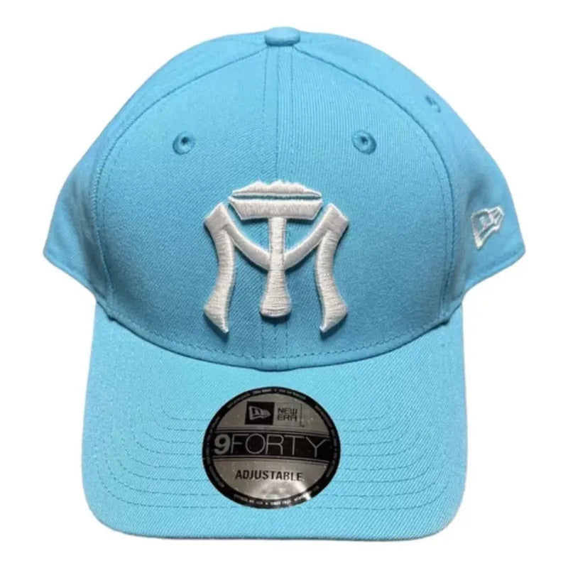 Gorra Cachucha New Era De Los Sultanes De Monterrey Lmb Celeste Lisa Unitalla (correa Ajustable)