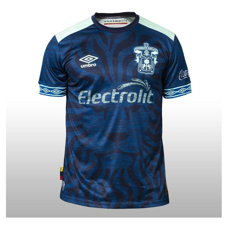 Jersey Umbro Udg Leones Negros Azul 45 Aniversario Para Niño