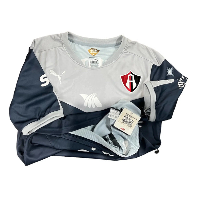 Jersey Playera Puma Atlas De Portero Version Jugador 2015 Gris Lisa S