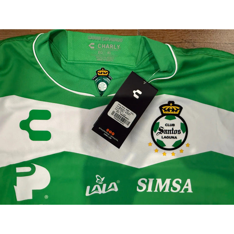 Jersey Playera Charly Santos Laguna De Manga Larga Local 24