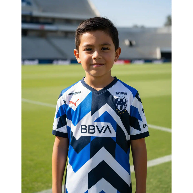 Jersey Playera Puma Rayados Monterrey Alternativa Para Niños