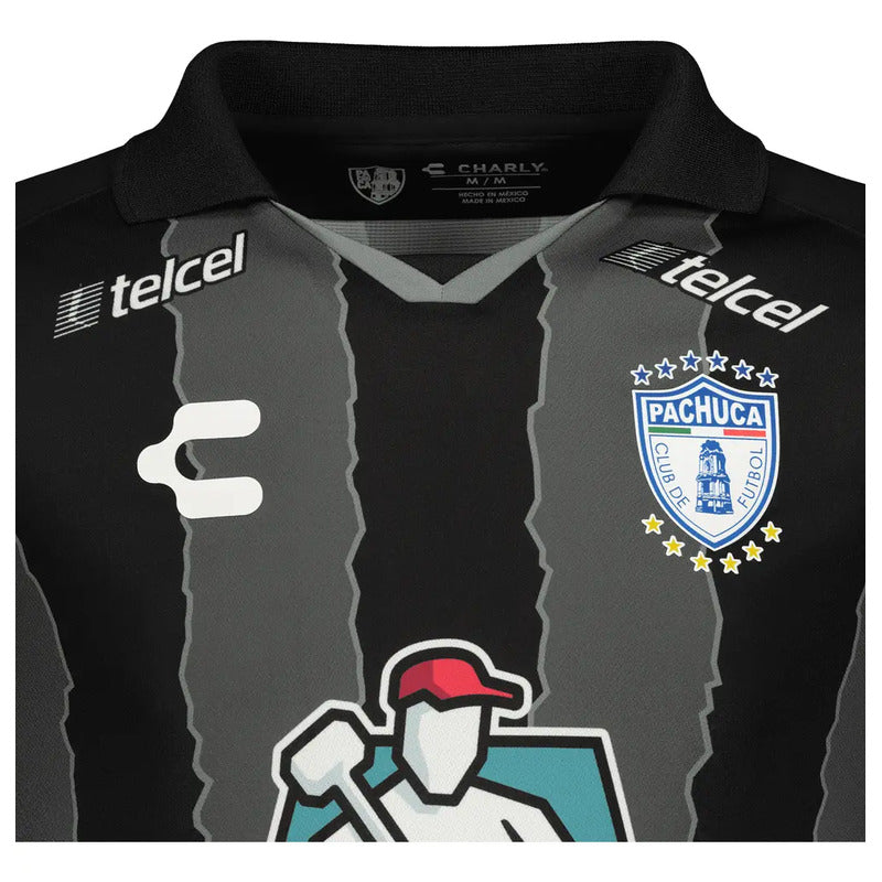 Jersey Playera Charly Del Pachuca De Visitante