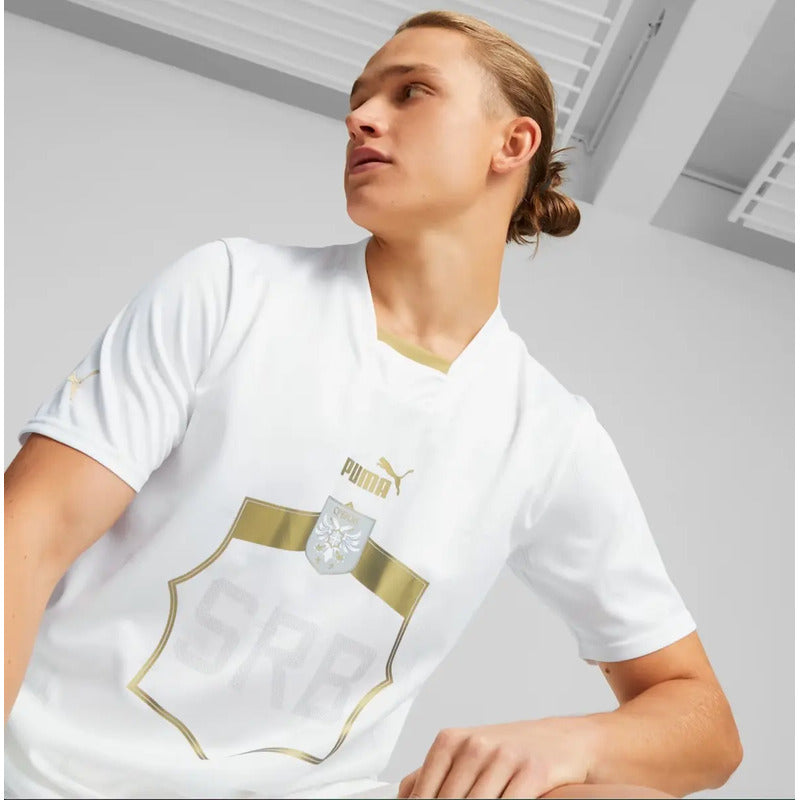 Jersey Puma De La Selección Nacional De Serbia De Visitante