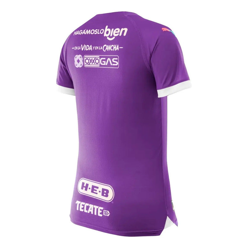 Jersey Playera Puma Rayadas De Monterrey Femenil Visitante