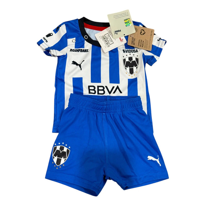 Kit Conjunto Jersey Puma De Rayados De Monterrey Niños