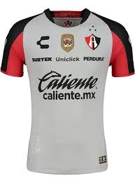 Jersey Playera Atlas Charly de Visitante gris de Bicampeonato