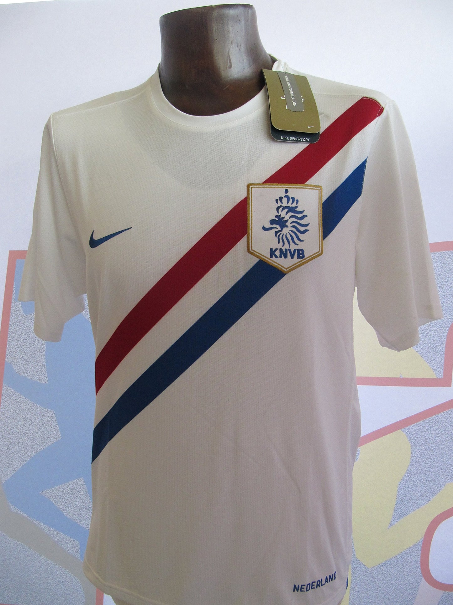 Nike Jersey Seleccion Nacional de Holanda Paises Bajos de Visitante del 2006 para Hombre