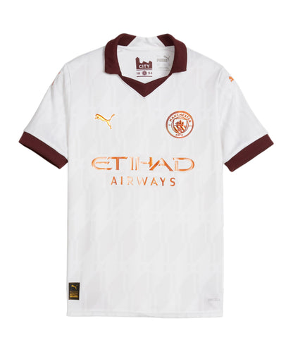 MANCHESTER CITY Camiseta 2ª Equipación Niños 2023/24 - Blanco
