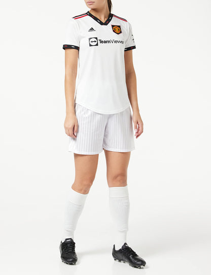 Jersey Playera adidas Jersey Manchester United Para Mujer Away Jersey Mujer Blanco