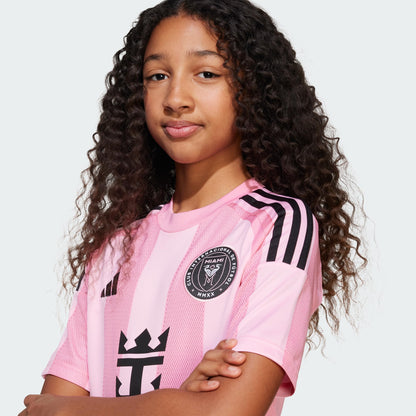 adidas Jersey Playera Inter de Miami de Local para Niños Unisex con Numero Y Nombre de Messi Color Rosa