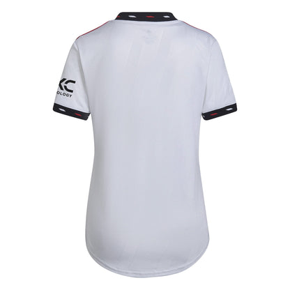 Jersey Playera adidas Jersey Manchester United Para Mujer Away Jersey Mujer Blanco
