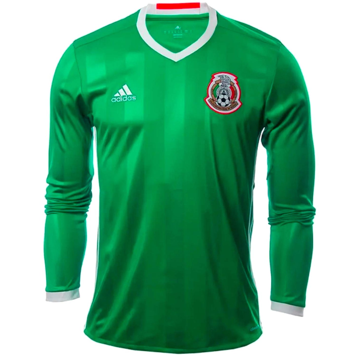 Jersey Adidas Seleccion de México Mabga larga Versión Jugador FMF H Verde Playera para Hombre