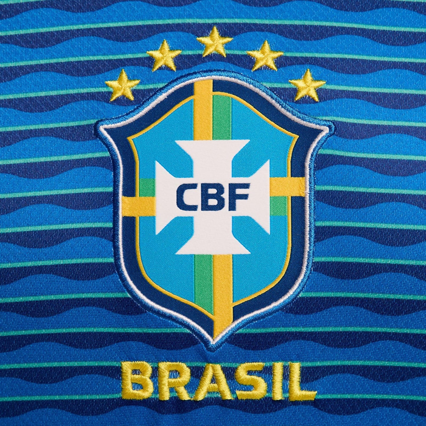 Nike Jersey Playera Seleccion Nacional de Brasil de Visitante para Hombre Color Azul