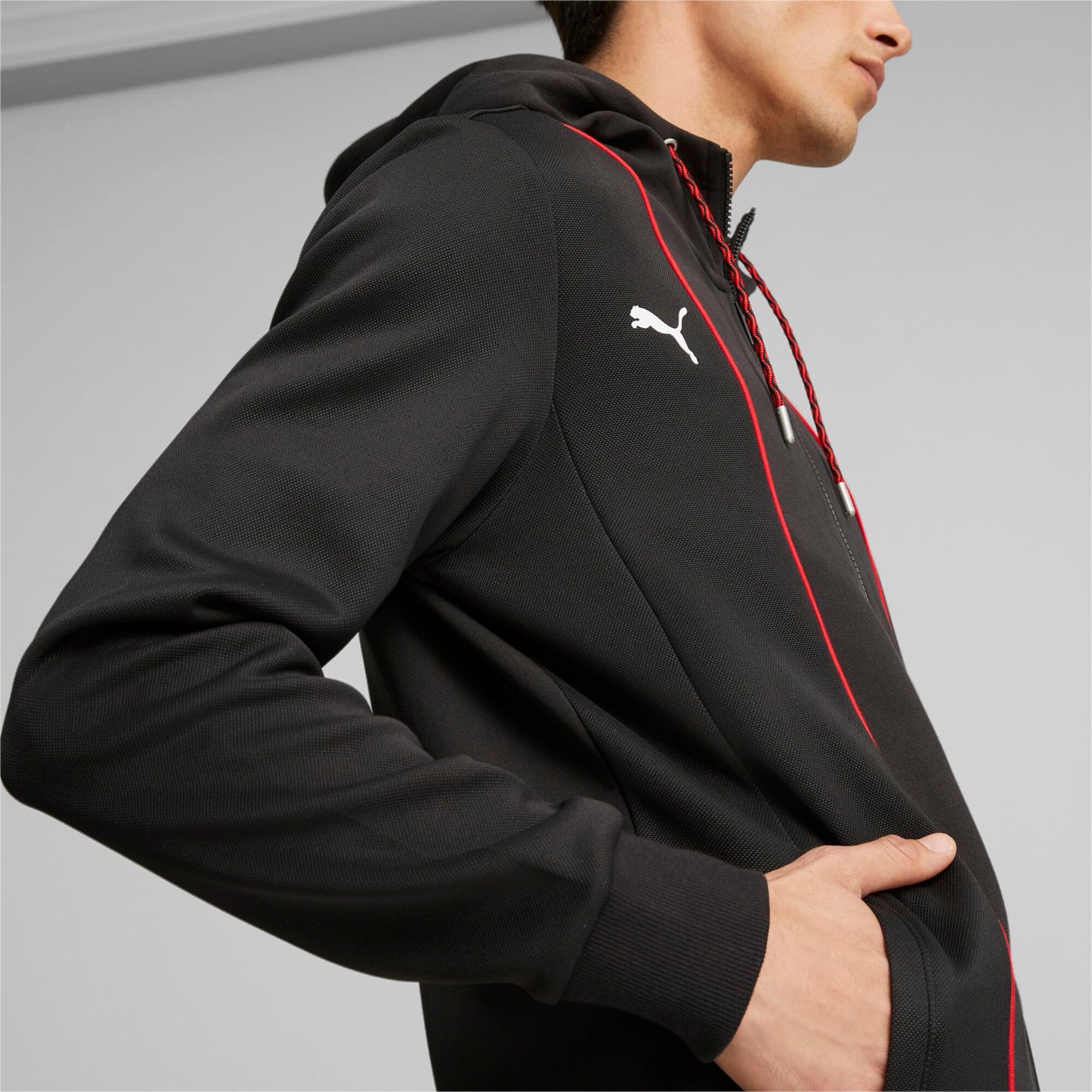 PUMA Chamarra Chaqueta de entrenamiento para hombre Scuderia Ferrari Race HDD