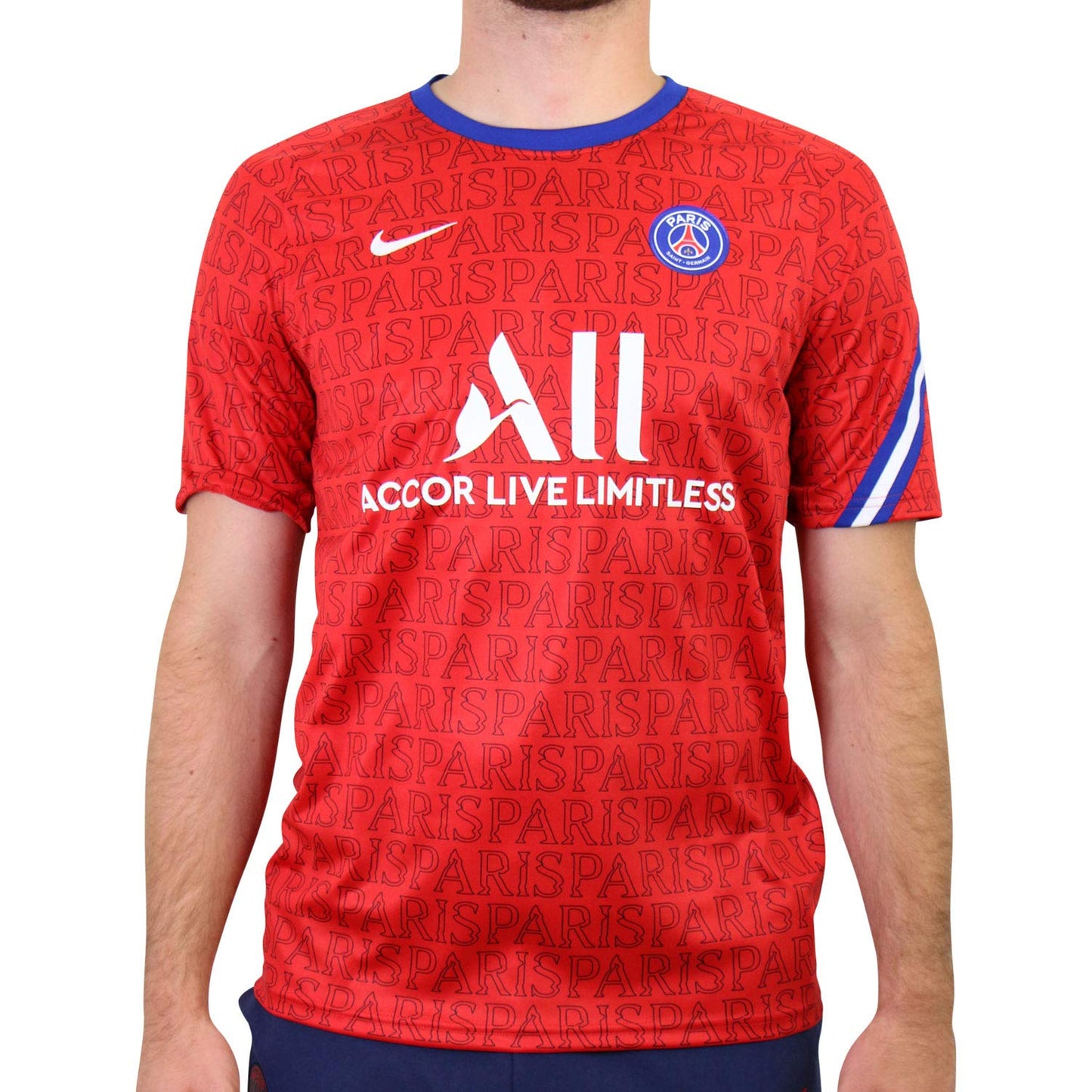Jersey Playera Paris Saint Germain Breathe, Nike, Hombre