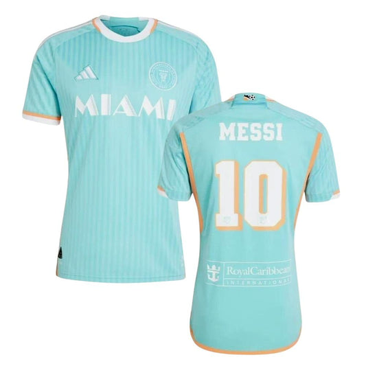 Playera adidas Jersey Tercer Uniforme con número y nombre oficial de Messi Inter Miami CF 24