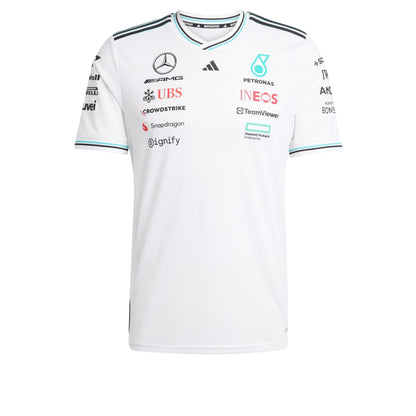 adidas Jersey Playera Oficial DE PILOTO Profesional Mercedes AMG Petronas F1 Team Talla DE Adulto Chico (S)