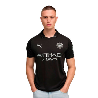 Jersey Playera Puma del Manchester City de Visita Color Negro