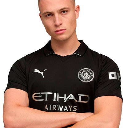 Jersey Playera Puma del Manchester City de Visita Color Negro