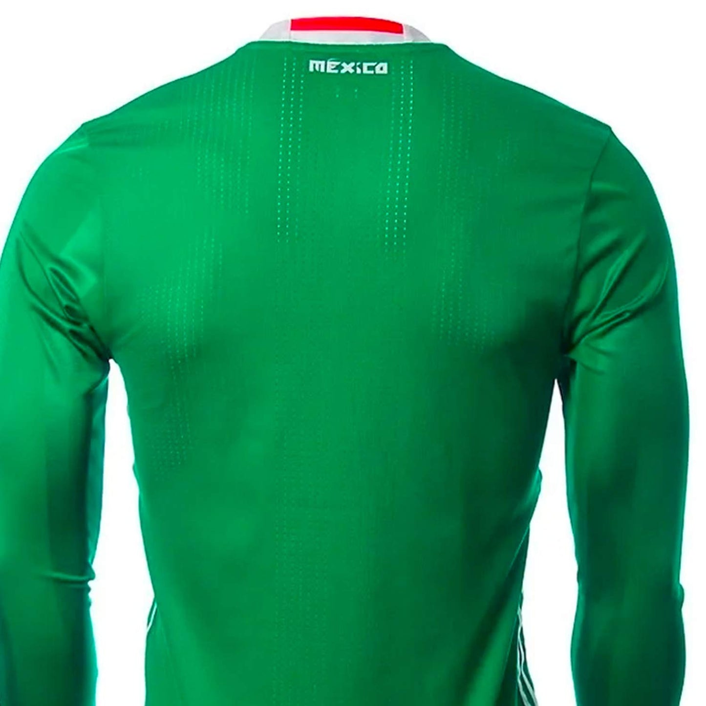 Jersey Adidas Seleccion de México Mabga larga Versión Jugador FMF H Verde Playera para Hombre