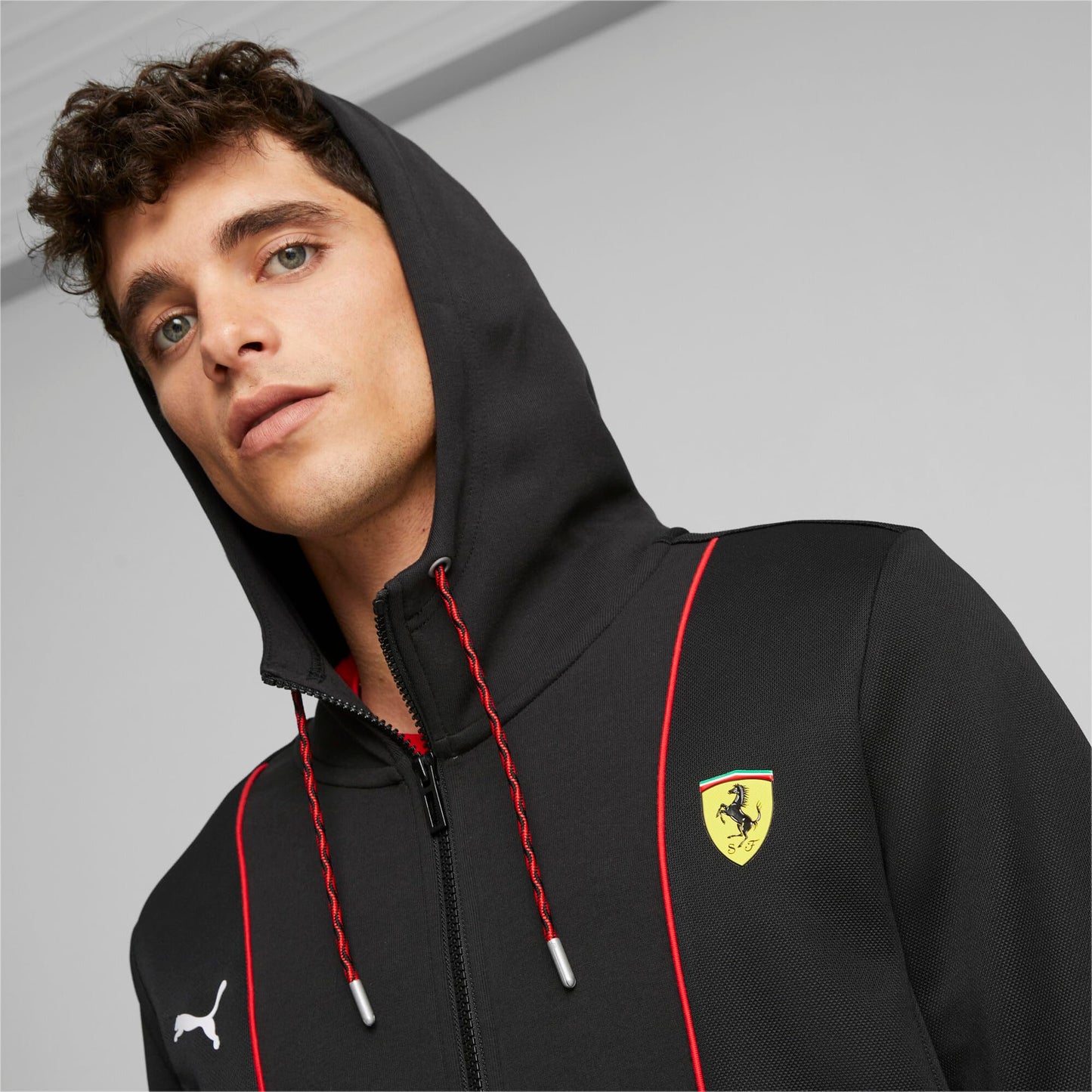 PUMA Chamarra Chaqueta de entrenamiento para hombre Scuderia Ferrari Race HDD