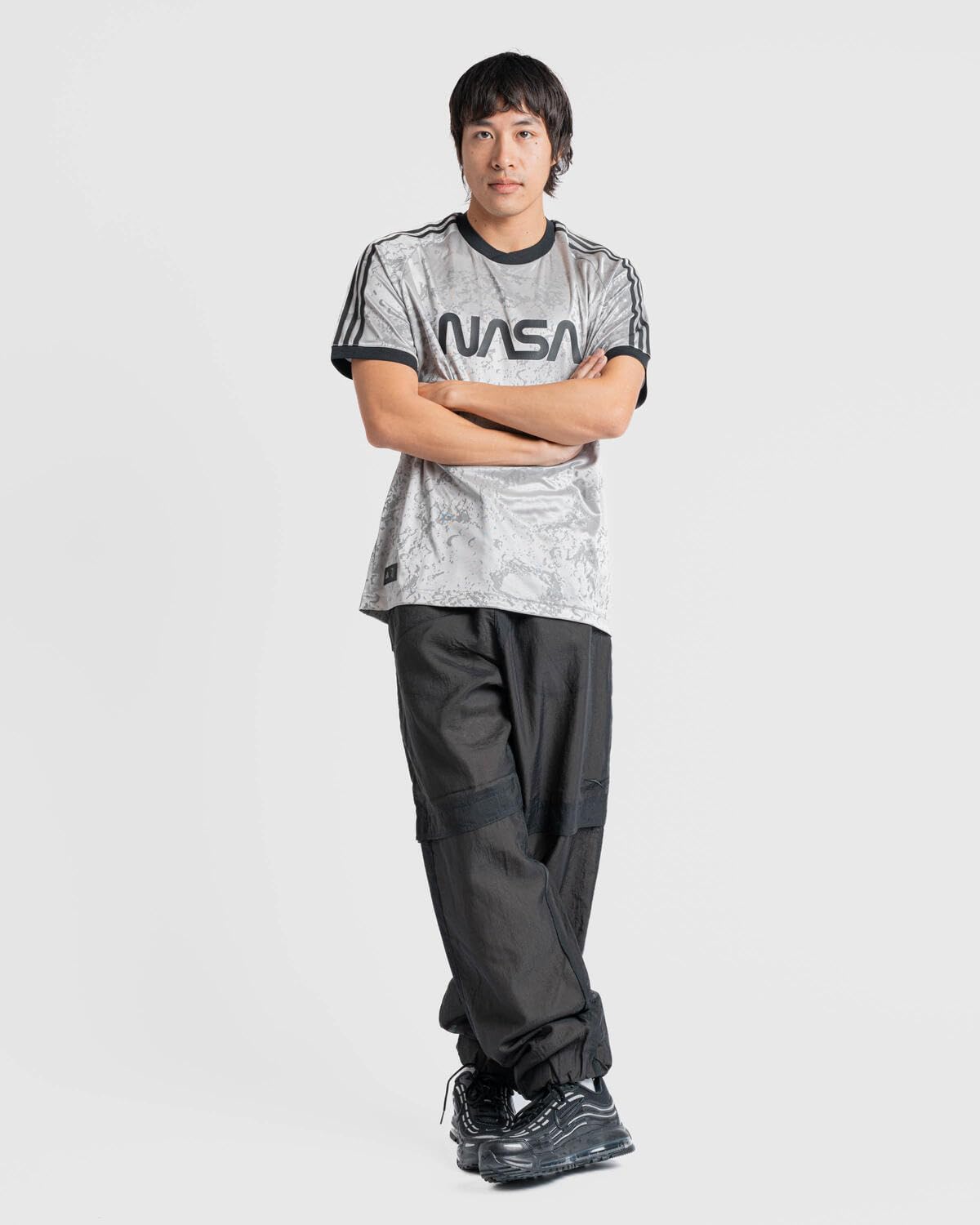 adidas Jersey Playera Juventus X NASA Edicion Especial para Hombre Color Gris