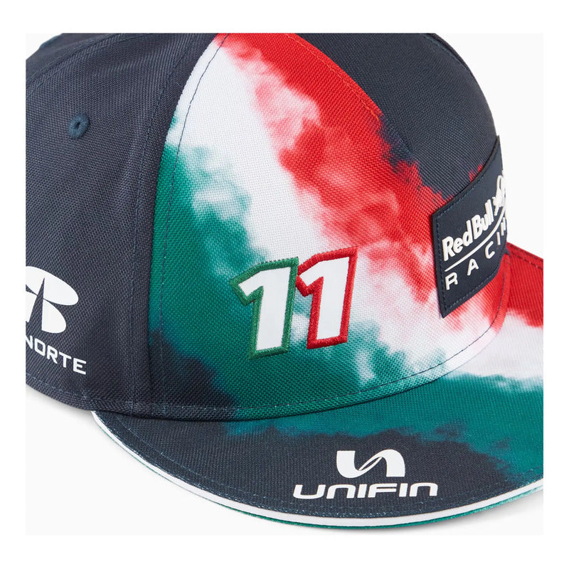 Gorra Cachucha Puma De Checo Perez Red Bull Juvenil F1 Azul Marino Unitalla Juvenil (correa Ajustable)