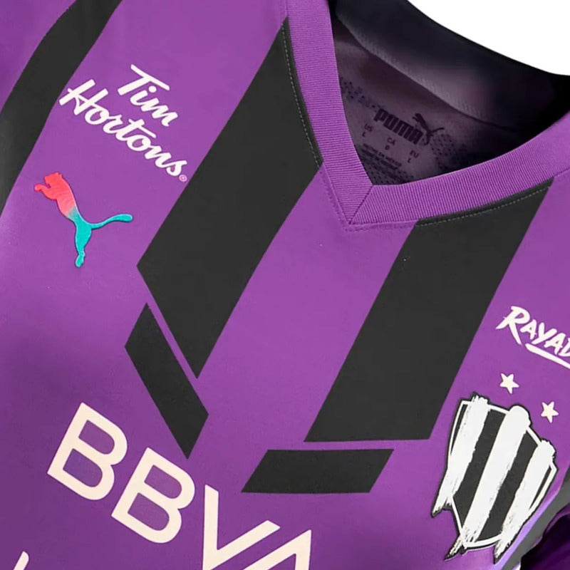 Jersey Playera Puma Rayadas De Monterrey Femenil Visitante