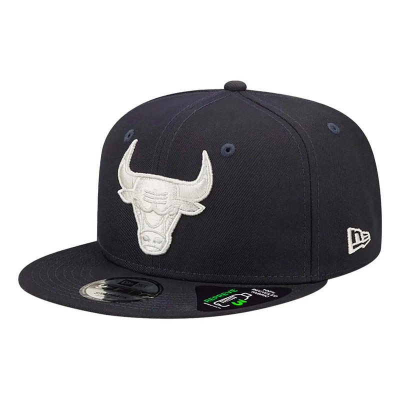 Gorra Cachucha New Era De Chicago Bulls Nba Basquetbol Bck Negro Lisa Unitallasmall-medium (correa Ajustable)