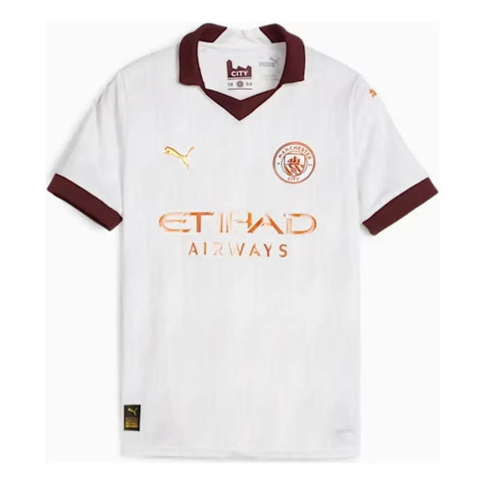 Jersey Playera Puma Del Manchester City Para Niños Wth Blanco 5 Años