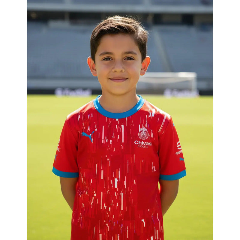 Jersey Playera Puma Chivas Guadalajara Para Niños Esports