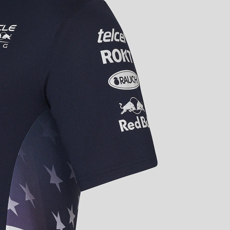 Jersey Playera Castore De Red Bull Edicion Estados Unidos F1