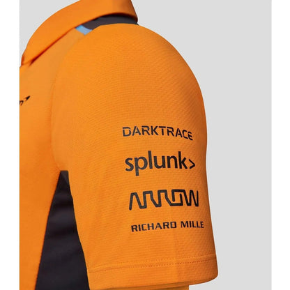 Polo Jersey Castore Mclaren Equipo Formula 1 F1 Talla Chico Naranja Chico