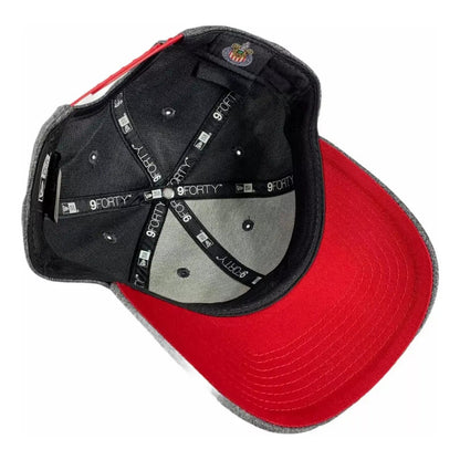 Gorra Cachucha New Era De Chivas Guadalajara De Dama  Mujer Gris Claro Lisa Unitalla (correa Ajustable)