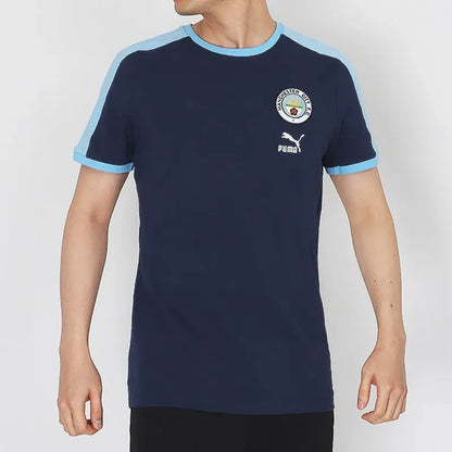 Playera Puma Del Manchester City Heritage T7 Navy Blue