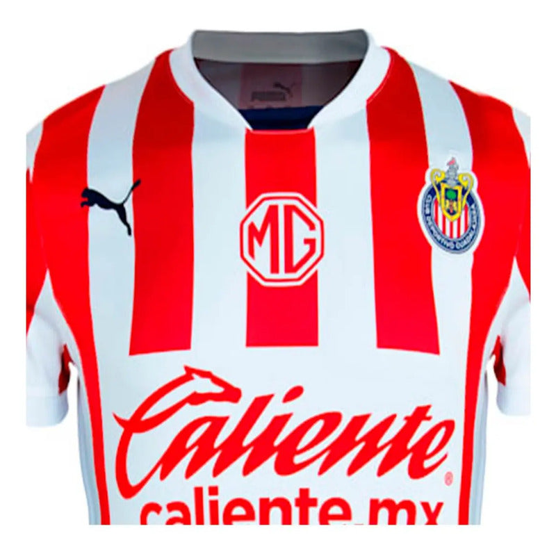 Jersey Playera De Chivas Version Liga Femenil Para Hombre.
