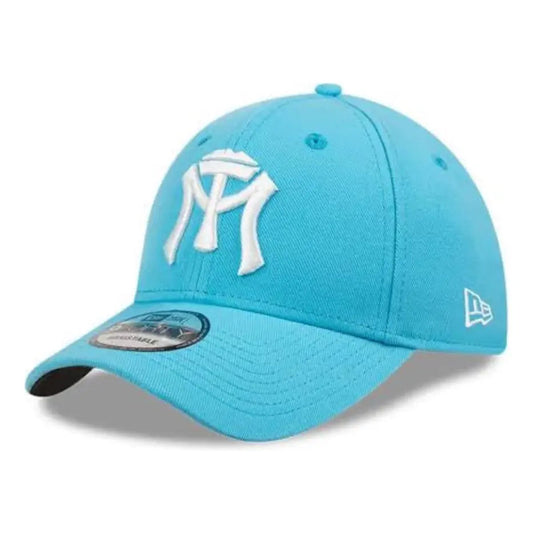 Gorra Cachucha New Era De Los  Sultanes De Monterrey Lmb Celeste Lisa Unitalla (correa Ajustable)