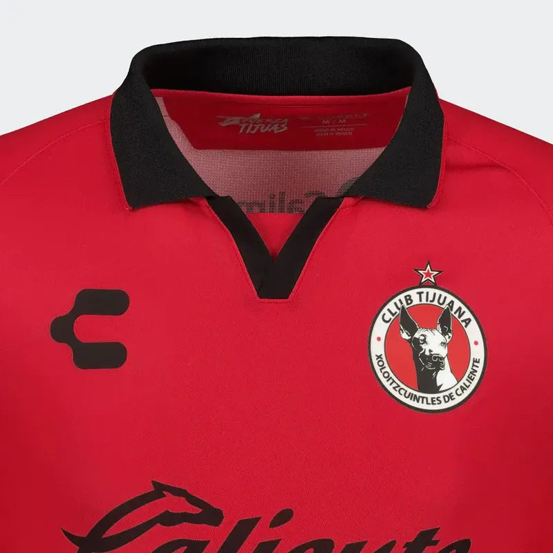 Jersey Playera Charly De Los Xolos De Tijuana De Local Polo