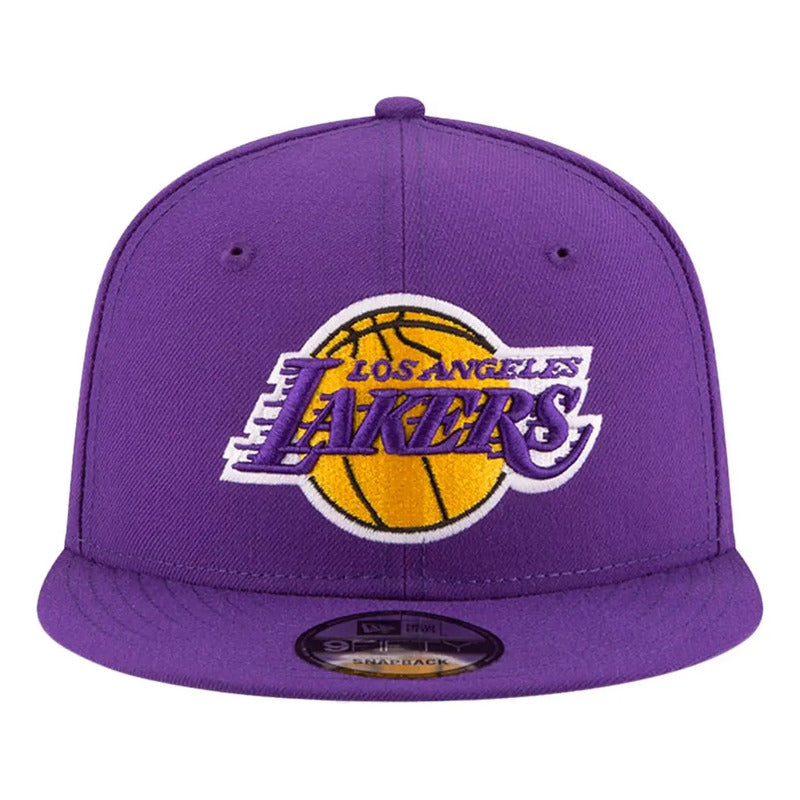 Gorra Cachucha New Era De  Los Angeles Lakers Nba Prpl Lila (correa Ajustable) Lisa