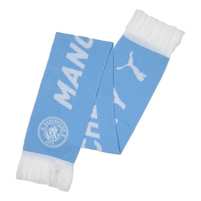 Bufanda Puma De Manchester City De Inglaterra Azul Liso Unitalla