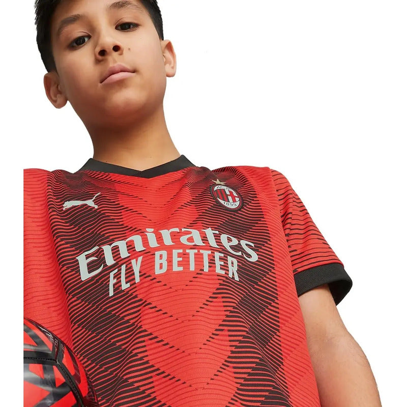 Jersey Playera Puma Del Milan Para Niños