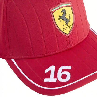 Gorra Cachucha Puma De Ferrari De Leclerc Formula 1 F1 Rojo Única Liso