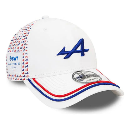 Gorra Cachucha New Era Formula1  Alpine Edición Belgica Blanco Unitalla (correa Ajustable)