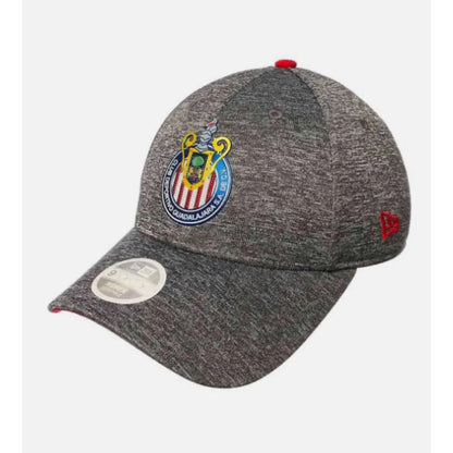 Gorra Cachucha New Era De Chivas Guadalajara De Dama  Mujer Gris Claro Lisa Unitalla (correa Ajustable)