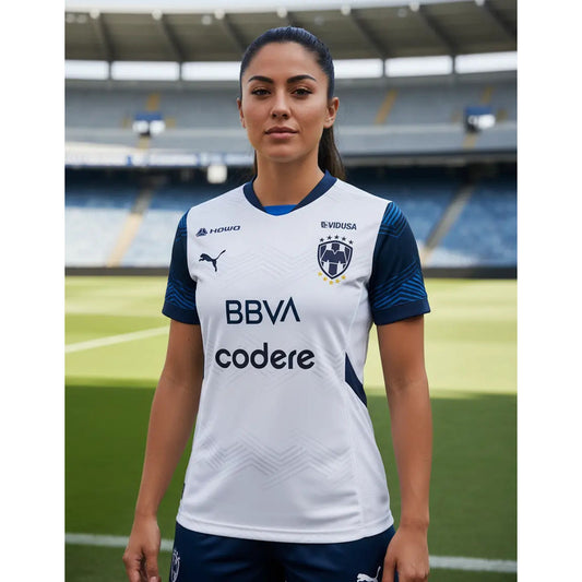 Jersey Playera Puma Visitante De Monterrey Para Dama Mujer..