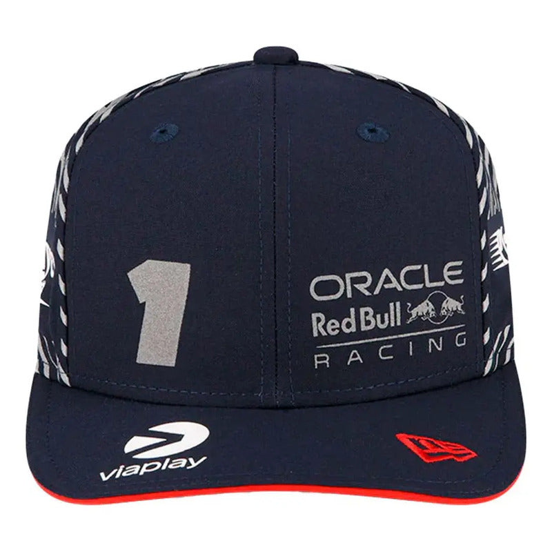Gorra Cachucha  Red Bull Max Verstappen Las Vegas Formula 1 Azul Oscuro Small-medium (correa Ajustable)