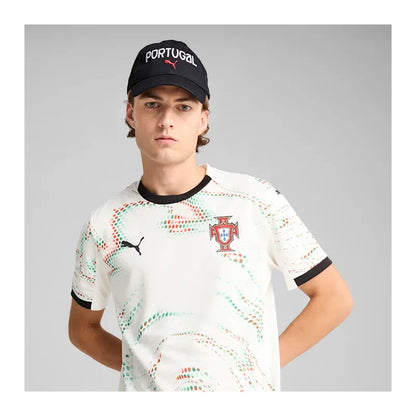 Gorra Cachucha Puma De La Selección De Portugal Negro Unitalla Correa Ajustable
