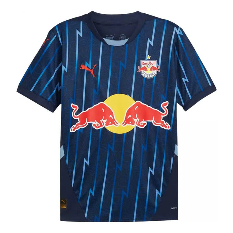 Jersey Playera Puma Del Salzburgo Redbull Alemania Salzburg Azul Grande